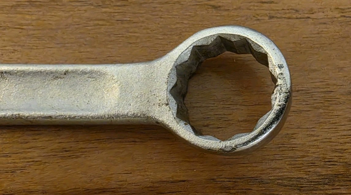 Vintage Herbrand Van-Chrome No. 1224 Combination Wrench 3/4″ USA Tool