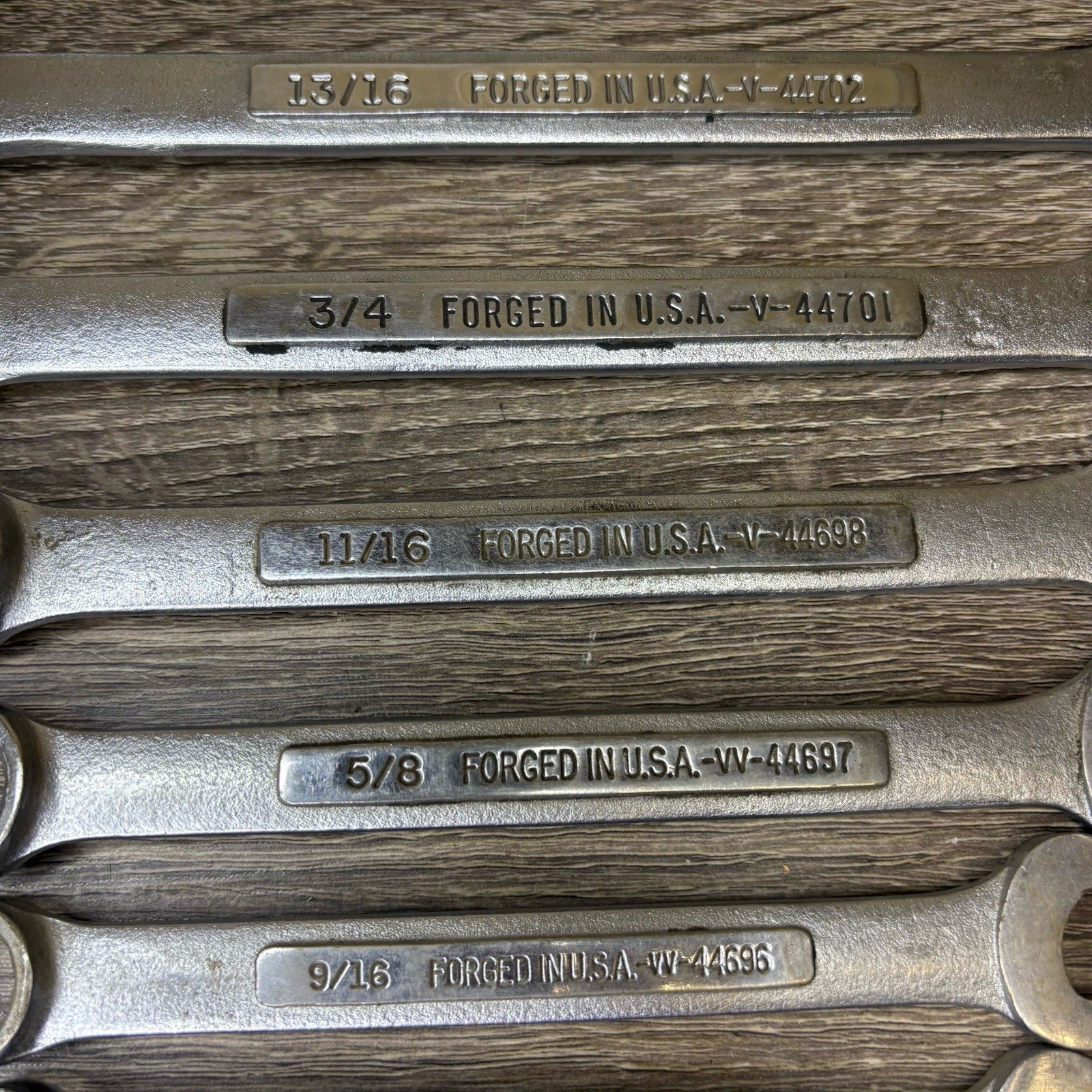 VTG Craftsman 13pc SAE 12pt Combination Wrench Set 1/4″ – 15/16″ -V- -VV- USA