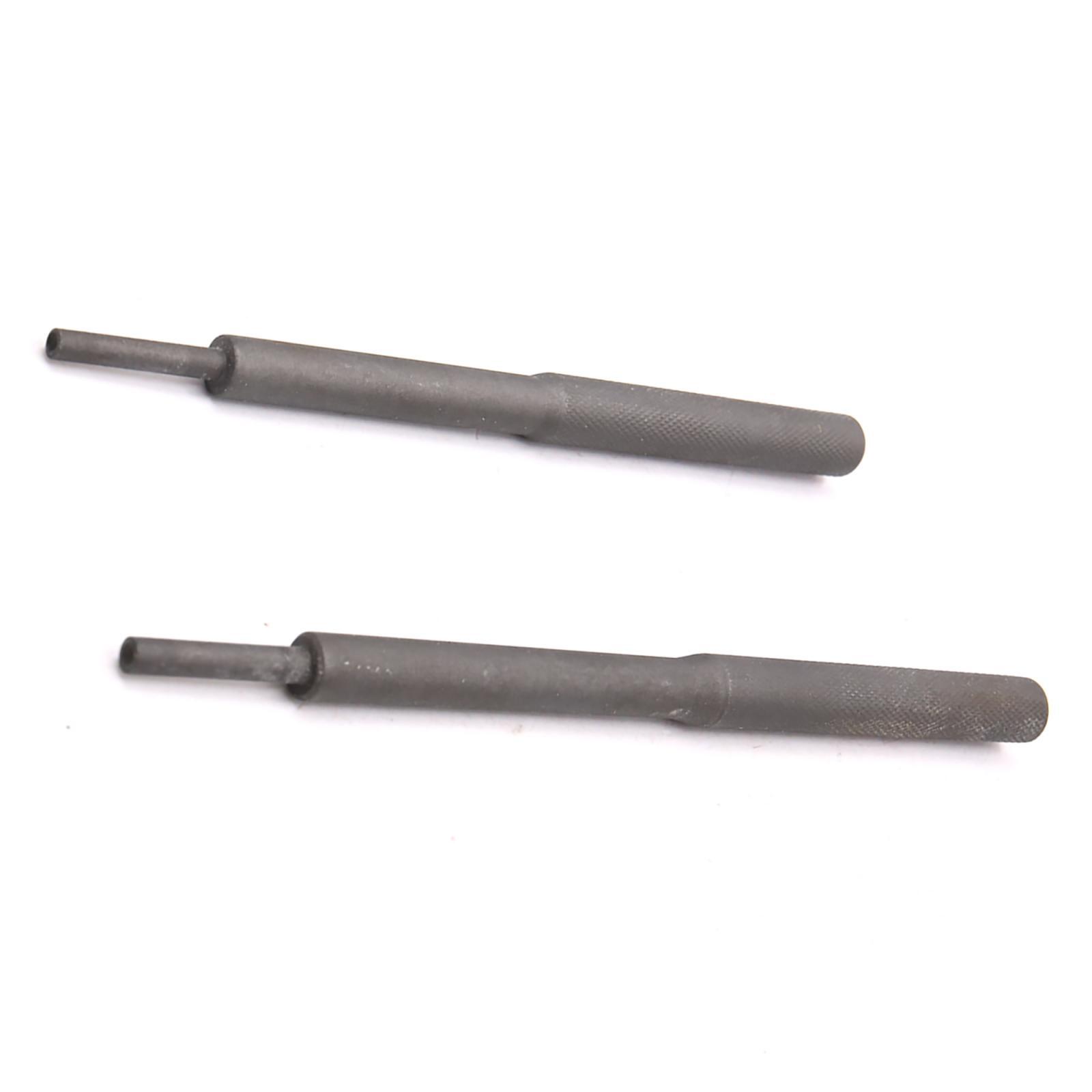 2pcs Dark Gray Universal Valve Guide Remover Grinding Stick Lapping Tool for Car