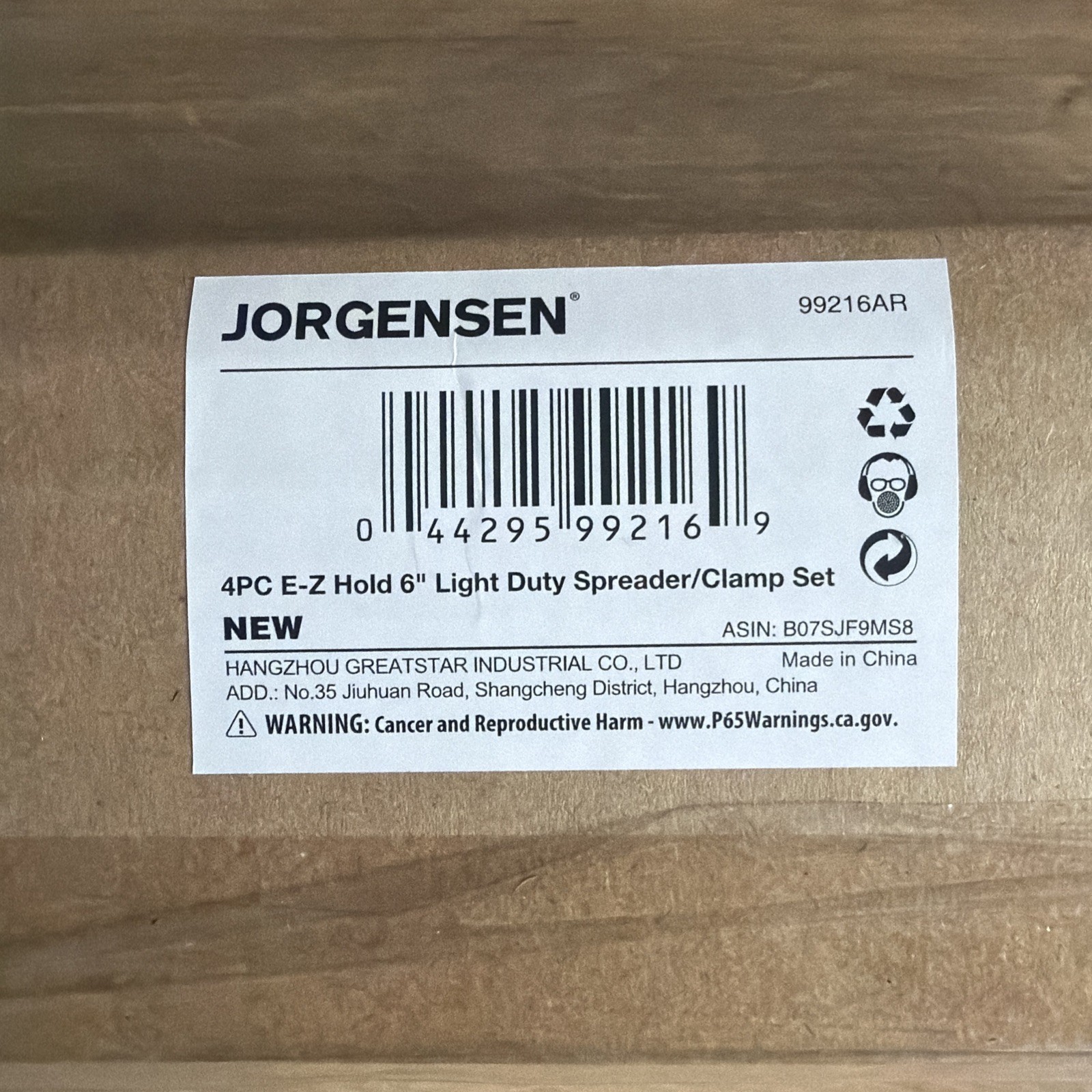JORGENSEN 150 mm Woodworking Clamps 4-Pack, Splicable to 400 mm Ratchet Bar Cla