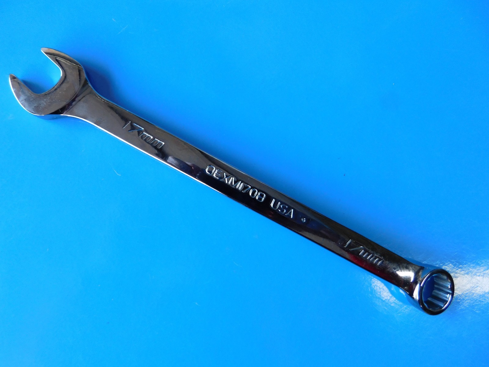 NEW , SNAP ON TOOLS » 17 MM » REGULAR LENGTH WRENCH , PART #OEXM170B