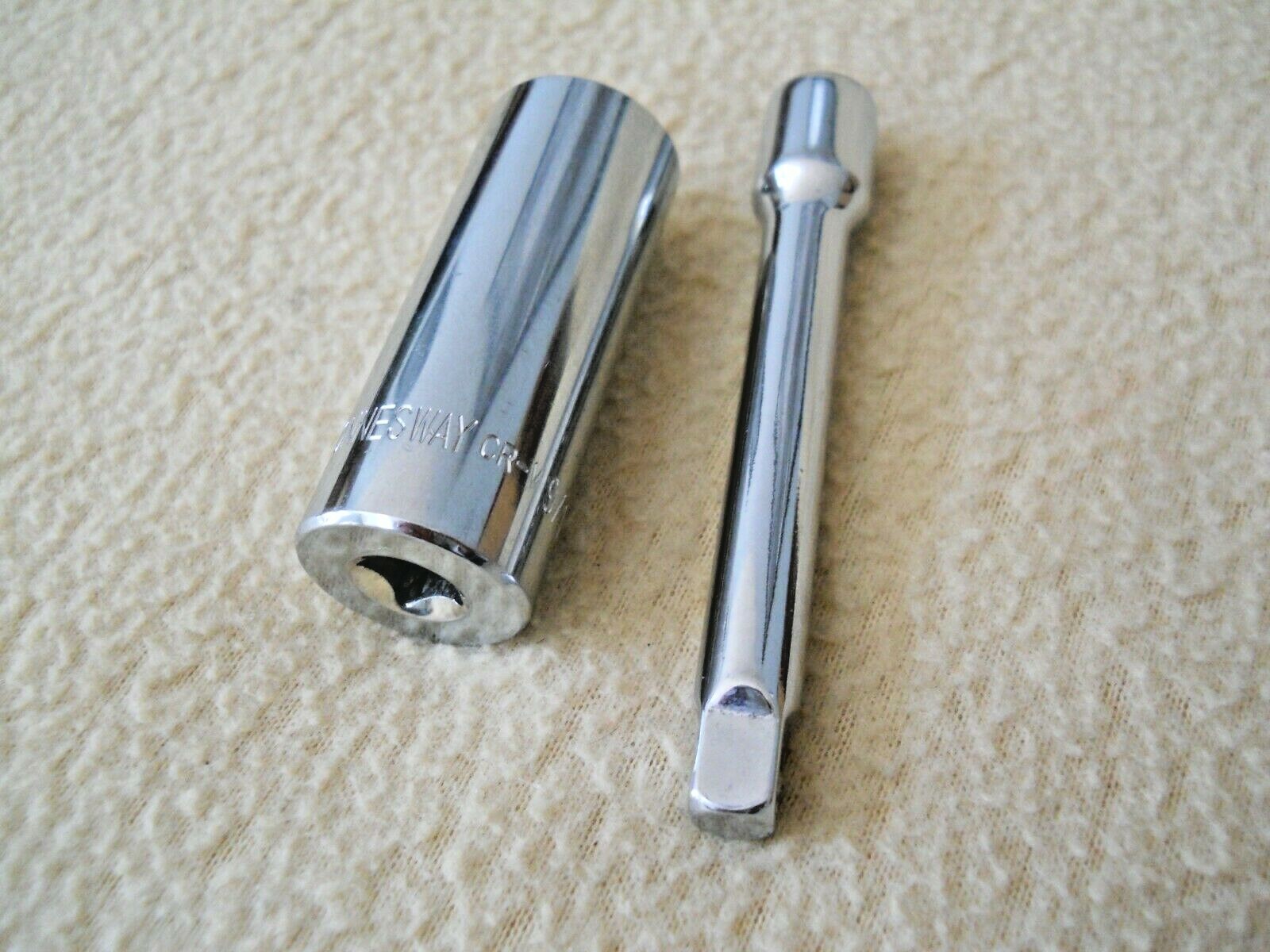 Vintage Jonnesway 1/4″ Drive 3″ Extension & 9/16″ Socket / NEW