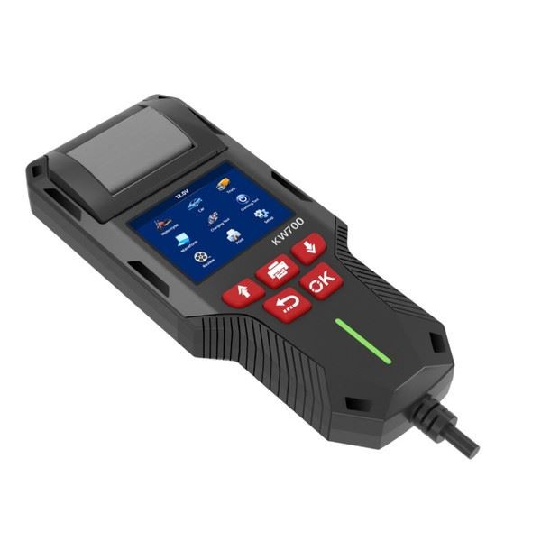 Record Printout KW700 Battery Tester Conductance Analyzer 12V And 24V Compatible