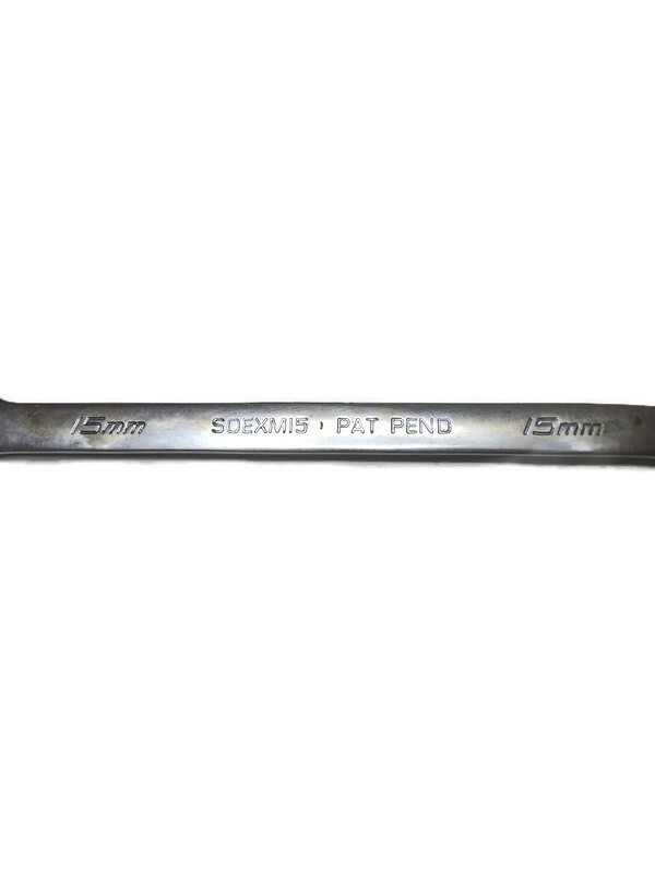 Snap On Tools SOEXM15 Metric 15mm Combination Wrench Flank Drive 12 point USA