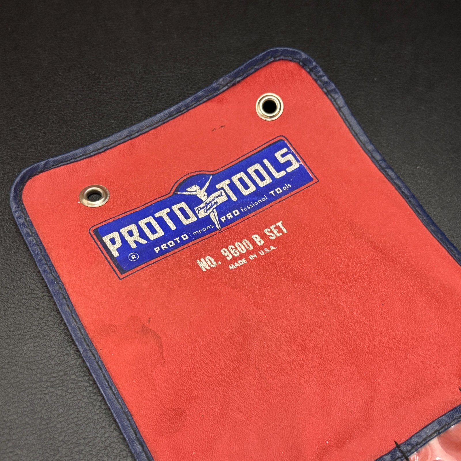 Proto Tools Set No 9600B Screwdriver Set Cover Pouch w/ Hang Holes Case Only USA