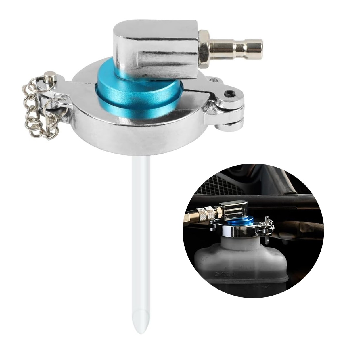 Brake Fluid Bleeder Master Cylinder Adapter Aluminum 43mm Fit for Toyota Lexus