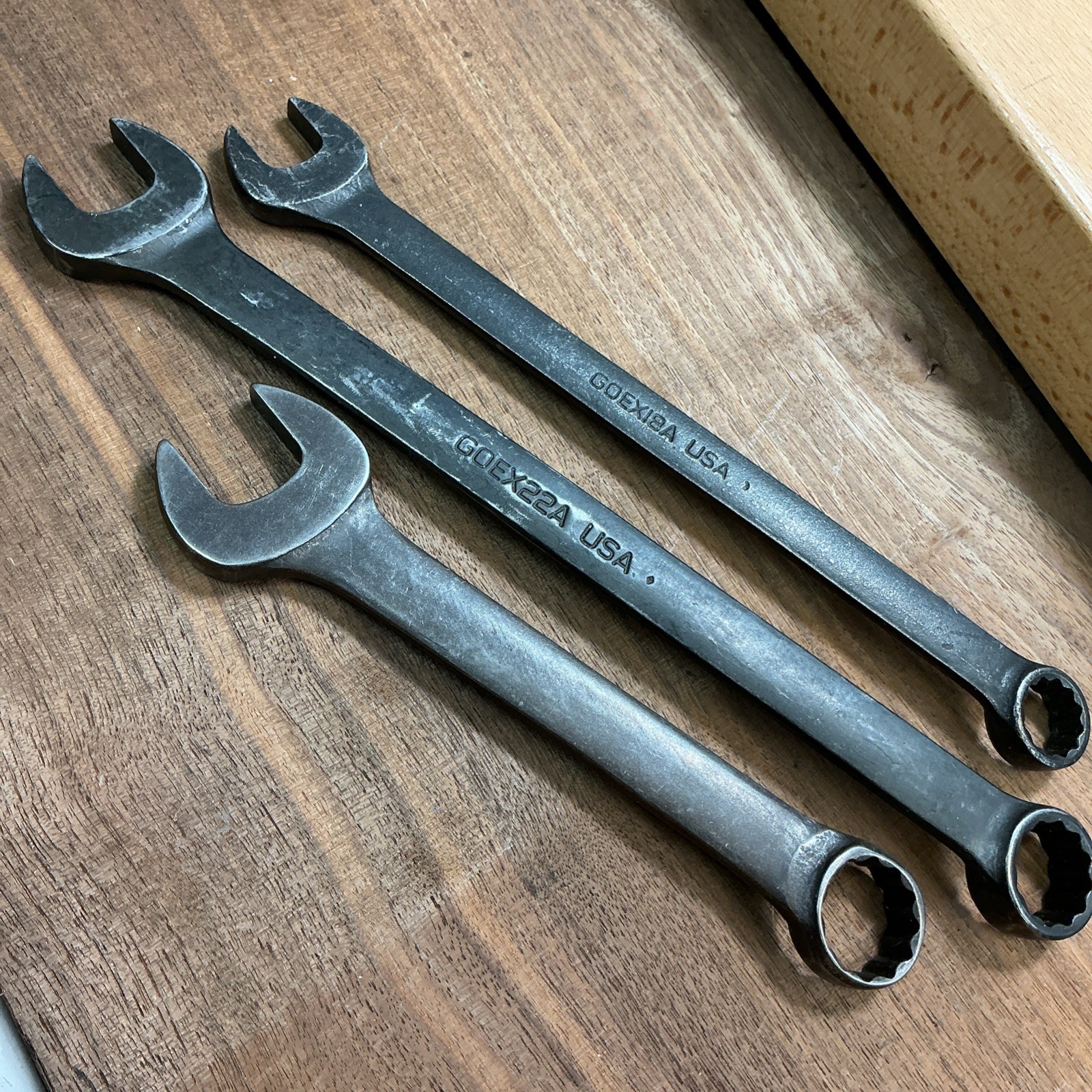 Snap-On USA (GOEX-240 CANADIAN), GOEX22A, GOEX18A, Wrench Set OF 3 FREE SHIPPING