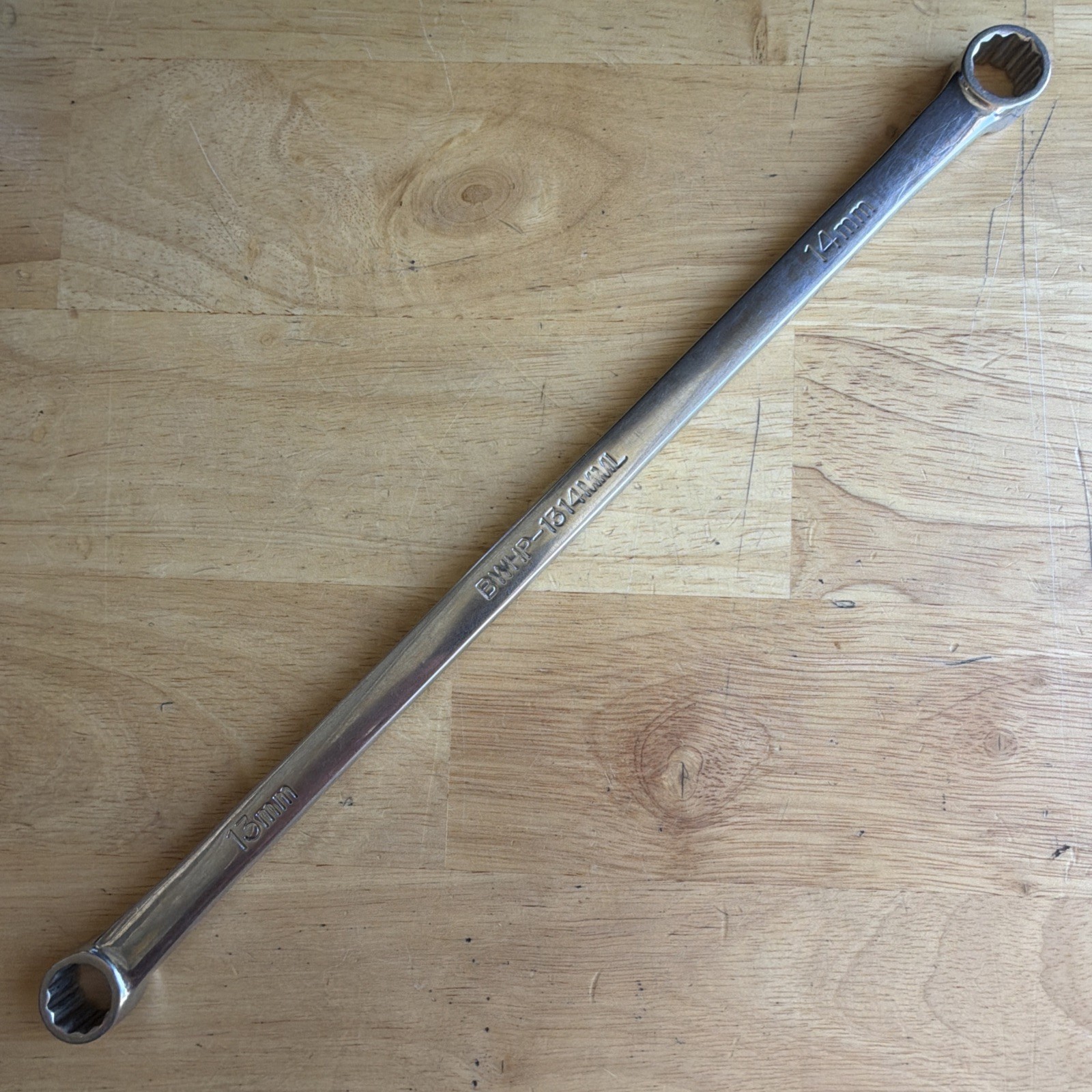 Cornwell Tools 13mm x 14mm Long Box End Wrench 0 Degree Offset BWHP-1314MML USA