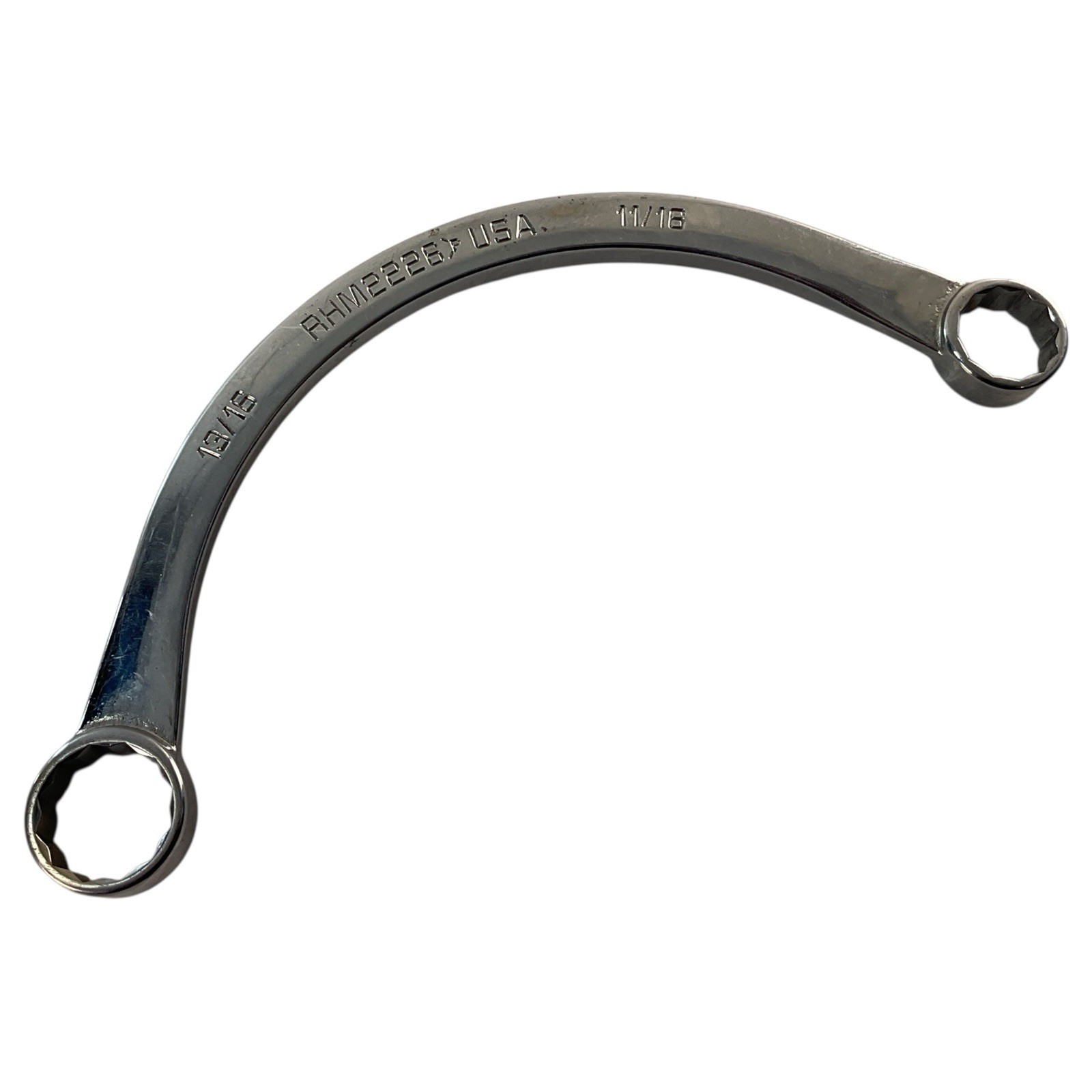 Matco Tools Half Moon Wrench 13/16″ x 11/16″ SAE 12 Point RHM2226 Chrome USA