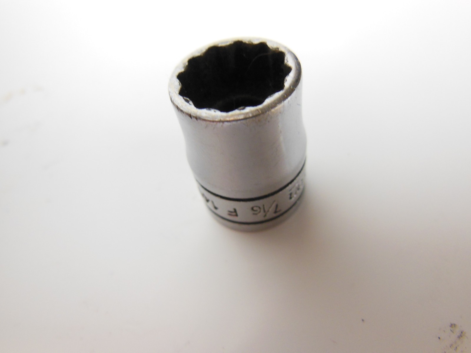 Snap-on F-140, 3/8 Inch Drive, 7/16″ Chrome Socket