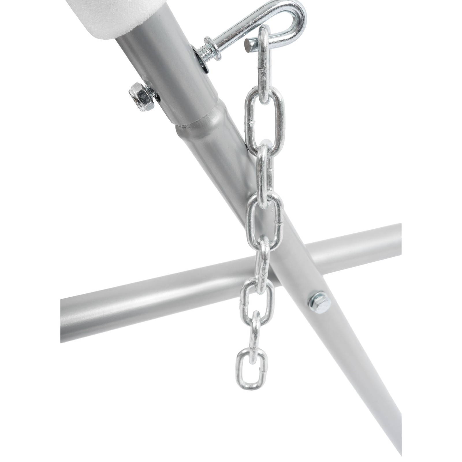 Heavy Duty Auto Body Painting Adjustable Work Stand 500 LBS For Bumpers Silvery