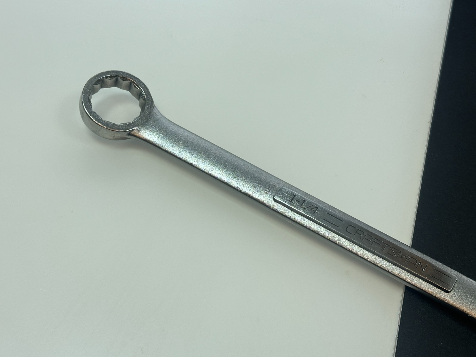 🇺🇸 Craftsman Tools USA SAE 1-1/4″ VV 44708 Chrome Combination Wrench, 12 Point