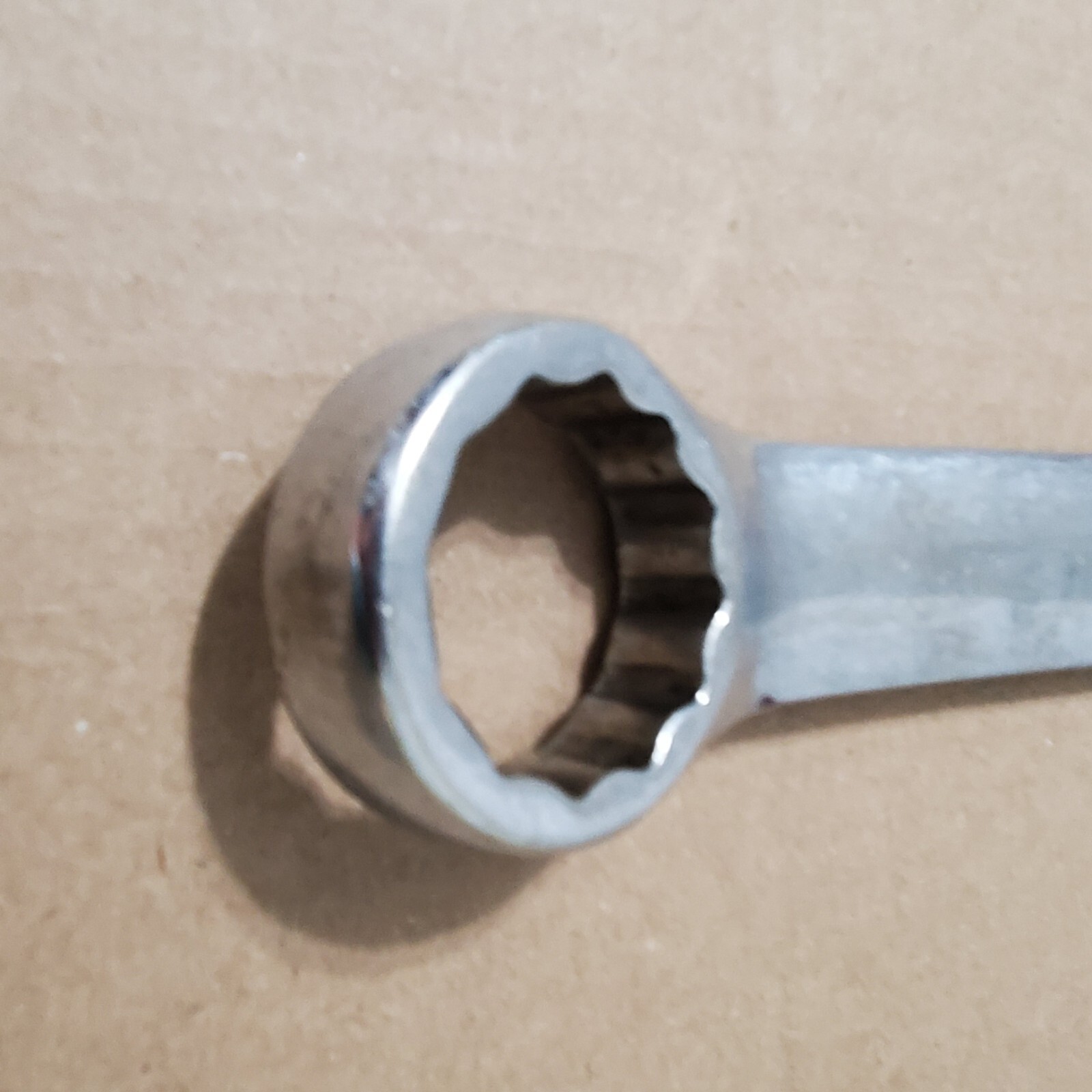 Pittsburgh Combination Wrench 1-1/8″ SAE 12pt Chrome Finish, 15.5″. Estate Find