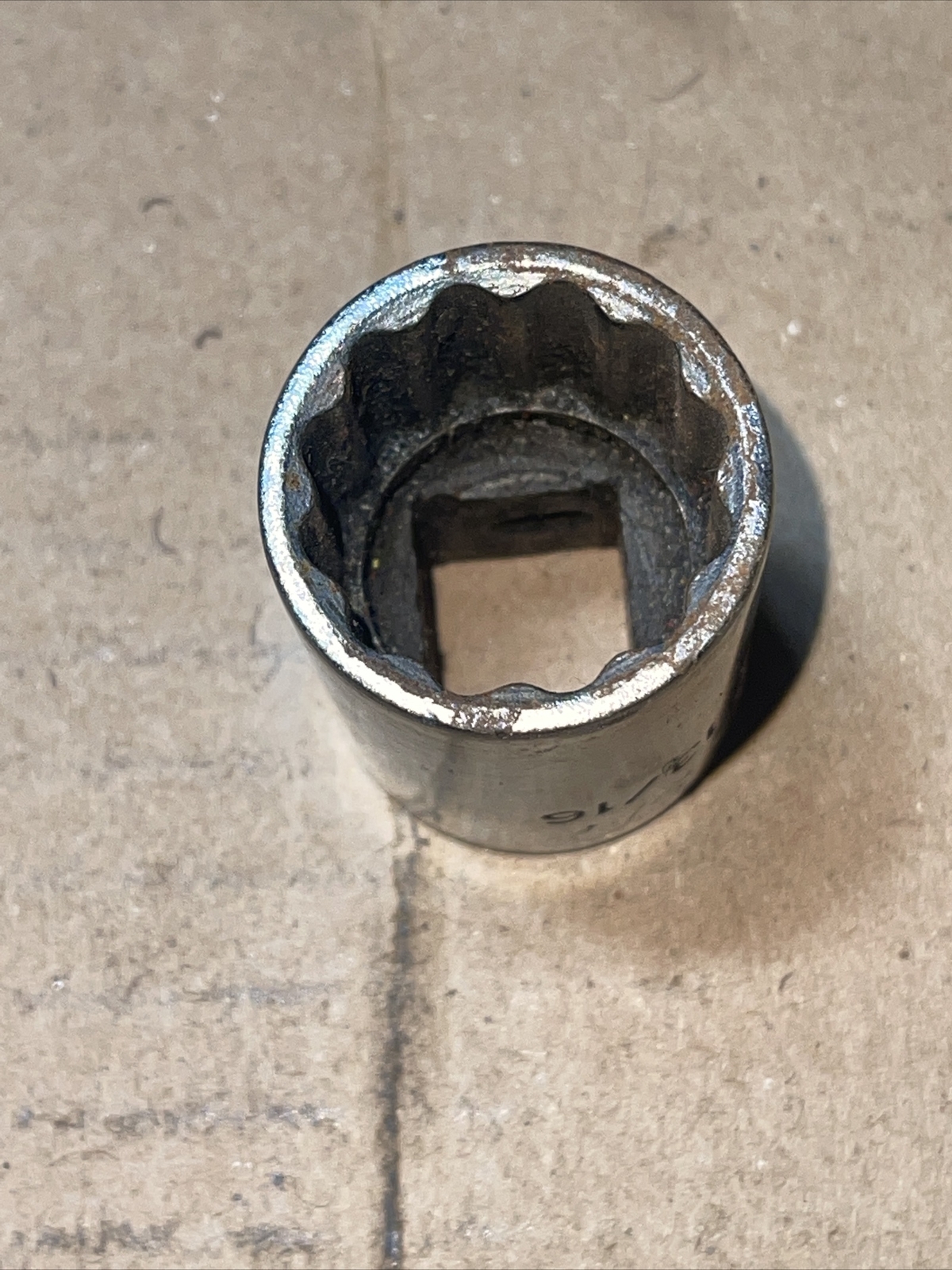BONNEY USA A26 13/16 In SAE 1/2” Drive 12 Point Socket