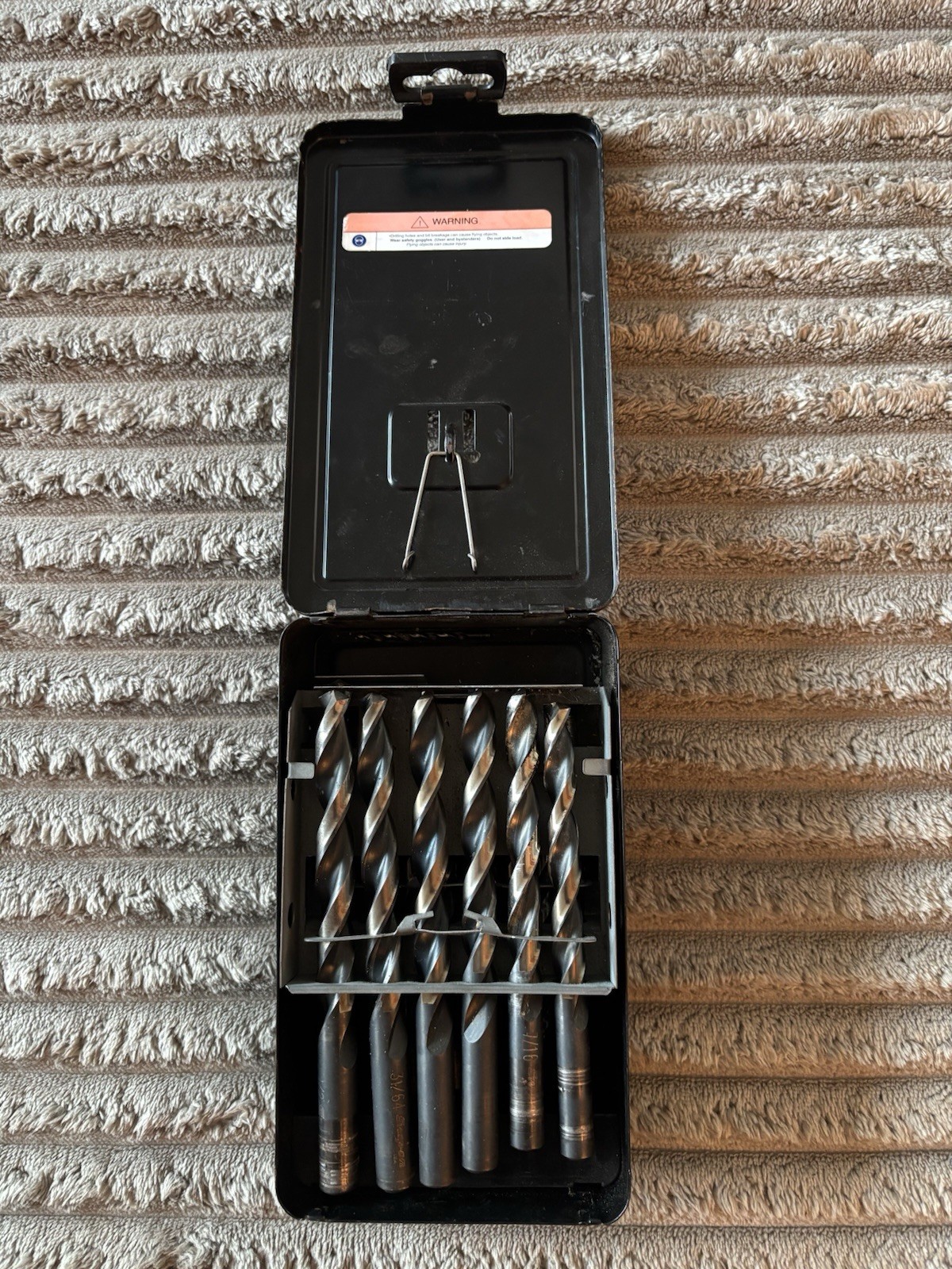 Snap-On Drill Bit Set Incomplete Set as Shown in Pictures