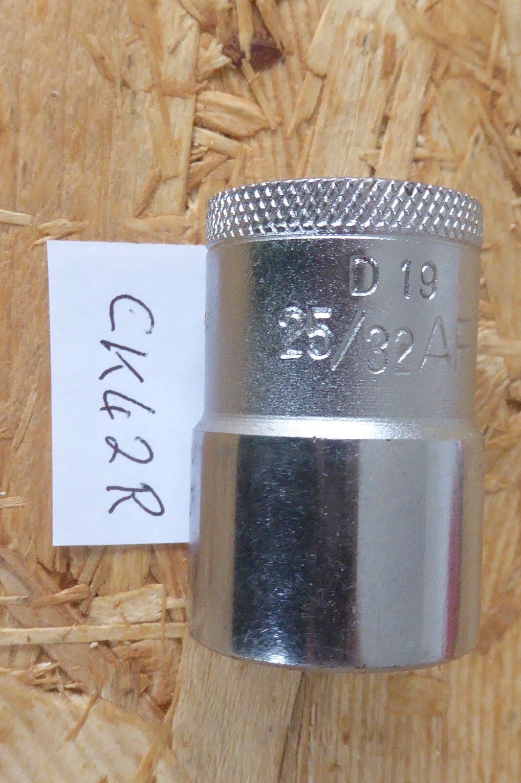 GEDORE 25/32″ AF 1/2″ drive bi-hex socket D19 made in Germany imperial