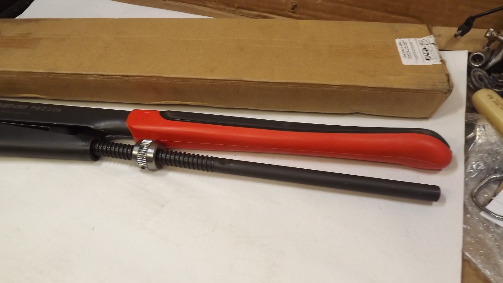 Snap-on Tools Soft Grip Adjustable Plier Wrench PWZ3OA RM