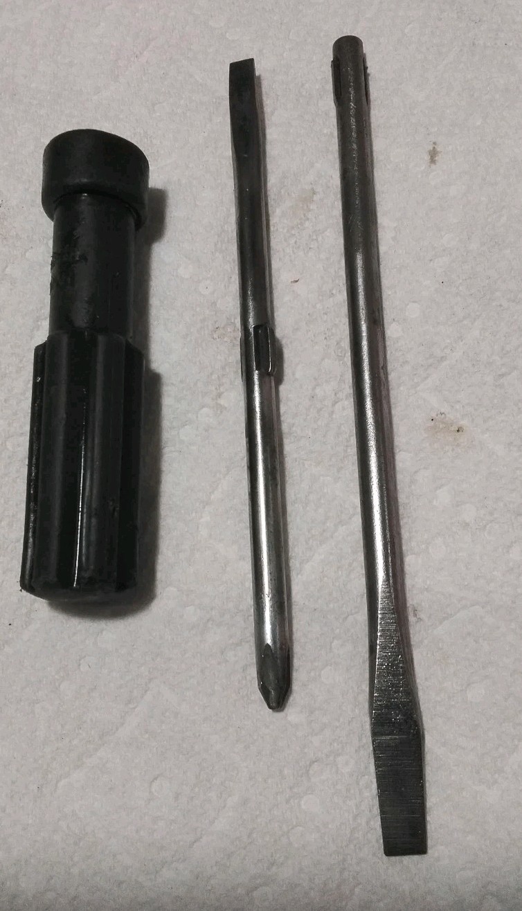 HONDA INTERCHANGEABLE SCREWDRIVER HANDLE & BITS TOOL REPAIR CAR KIT JAPAN
