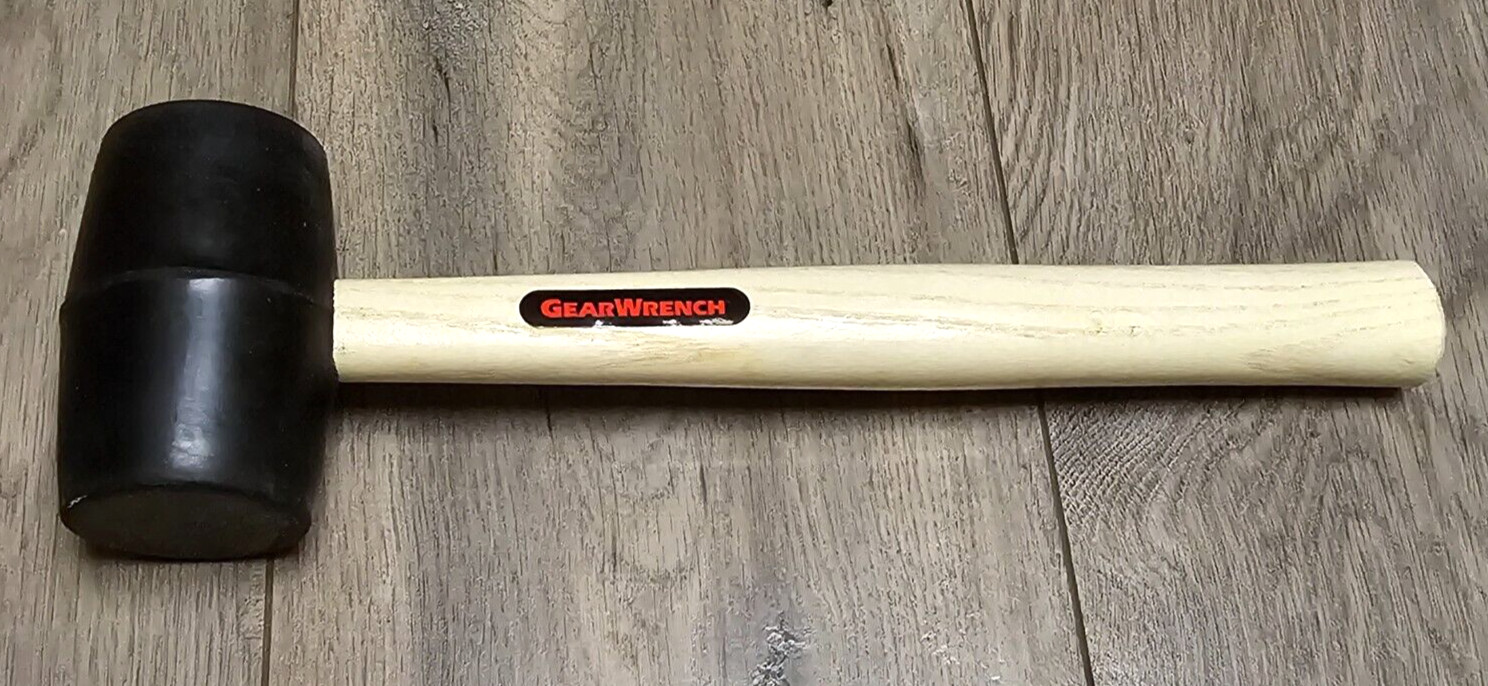 Gearwrench 16oz Rubber Mallet/ Hammer w/ Hickory Handle #82259