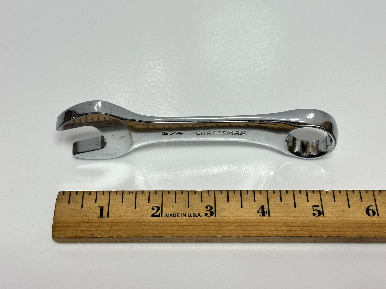 Craftsman USA Professional 44109 SAE 3/4″ Full Polished Stubby Wrench 12 Point