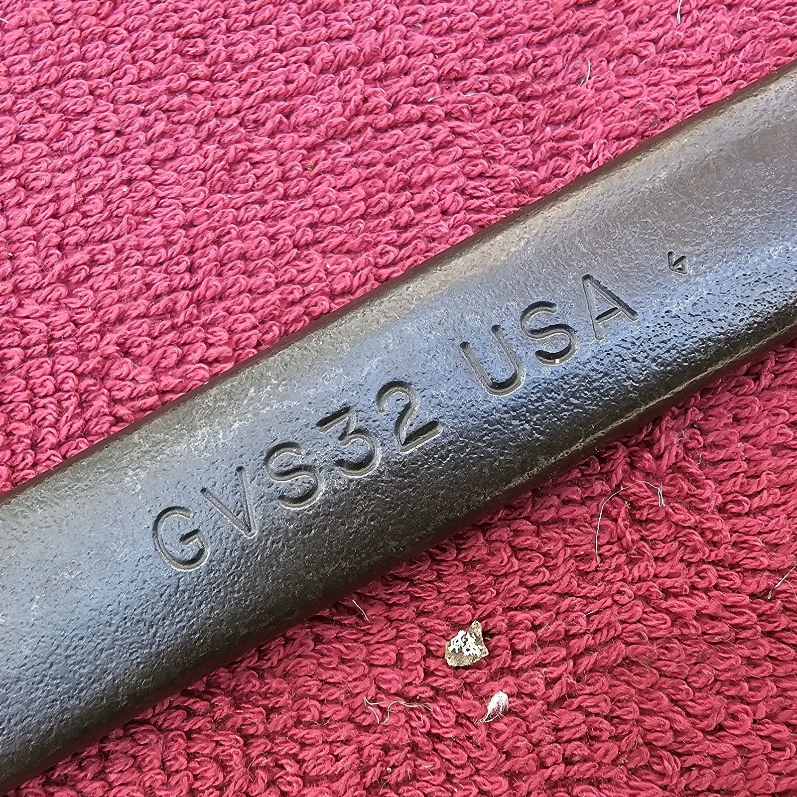 1986 Snap-on 1″ 4 Way Head Open End Wrench Black Industrial Finish GVS32