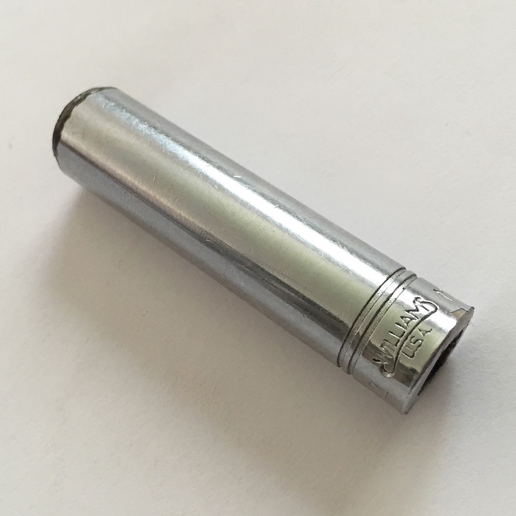 Vintage WILLIAMS 11/32 in Deep Socket MD-1211 • 1/4 Inch Drive • 12 Point USA