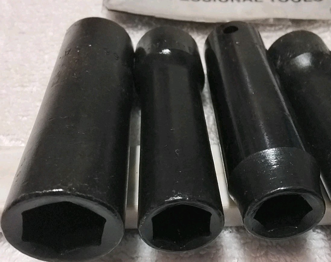 S-K 5PC 1/2″ DRIVE DEEP IMPACT SOCKET SET 10-11-12-13-16 METRIC USA 🇺🇸