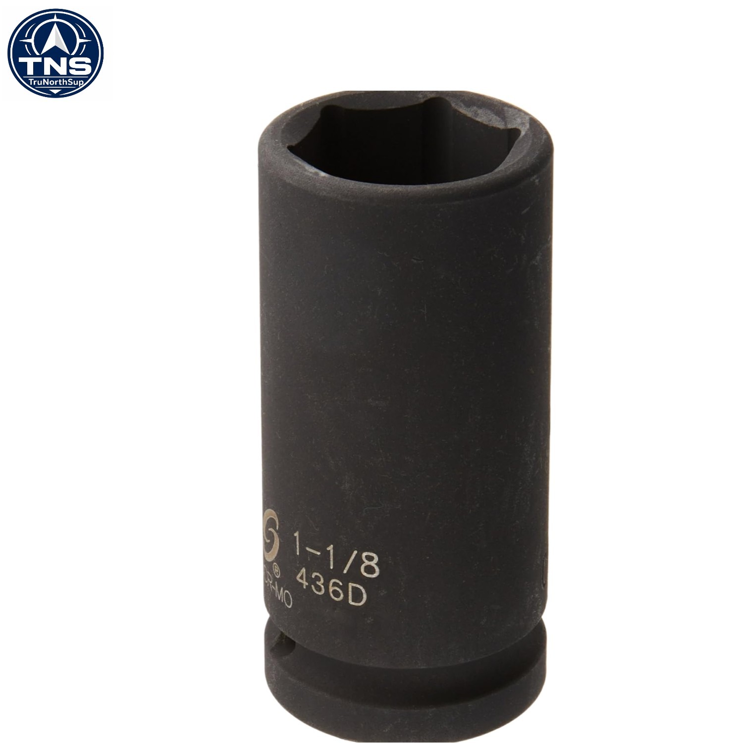 Professional 436D 6 Point Deep Drive Impact Socket 1-1/8″ – Alloy Steel