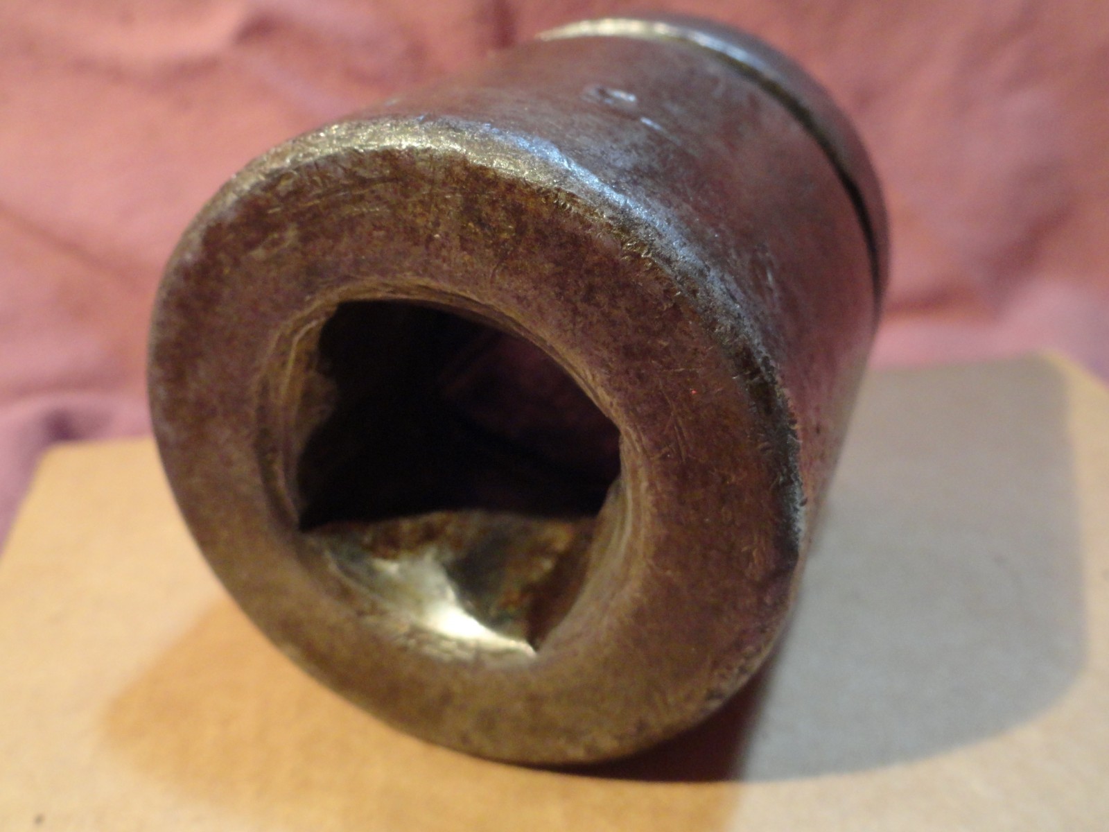 1″ DRIVE 4 POINT USED IMPACT SEMI LUG NUT SOCKET GOOD USEABLE CONDITION TAIWAN