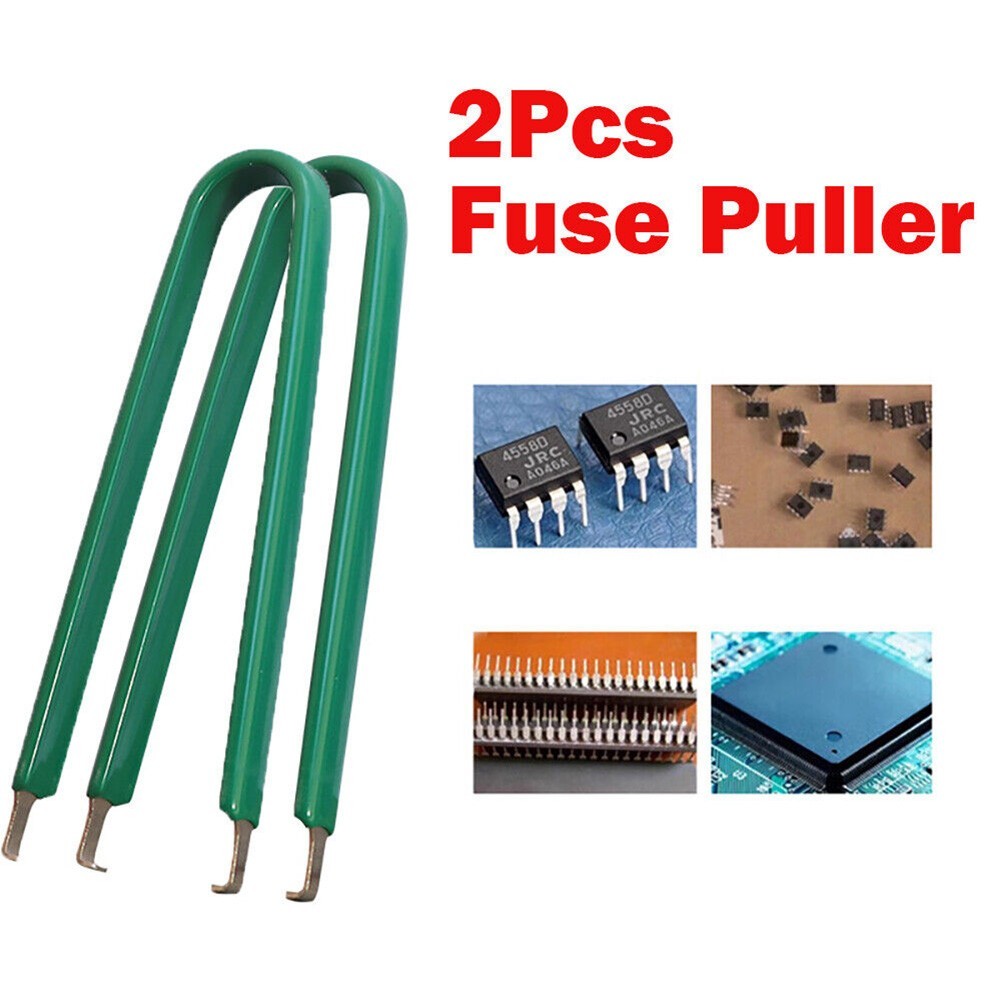 Practical Kit for Quick Car Fuse Removal 2Pcs Auto Fuse Pullers Inside