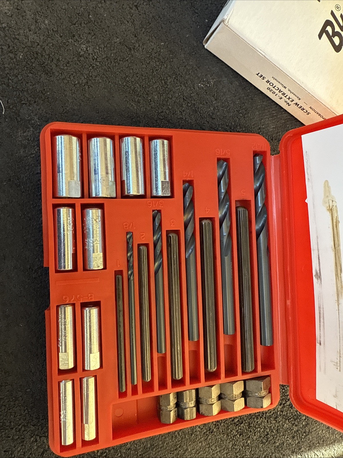 For Blue Point E1020 Blue-Point Screw Extractor Set Tool New