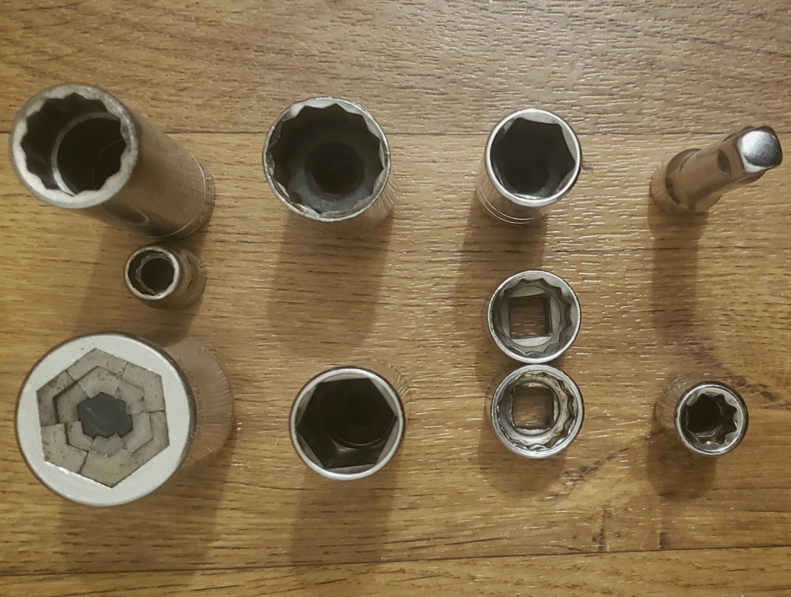 Mechanic Tools Lot of (15) | Sockets & Wrenches (See Description For Items)