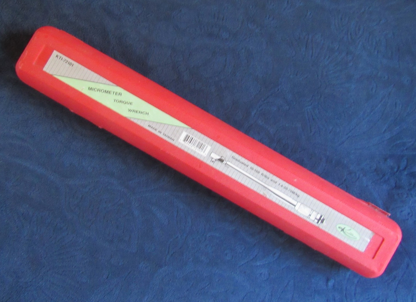 K TOOL INTERNATIONAL KTI-72101 1/2″ Drive Torque Wrench with Case