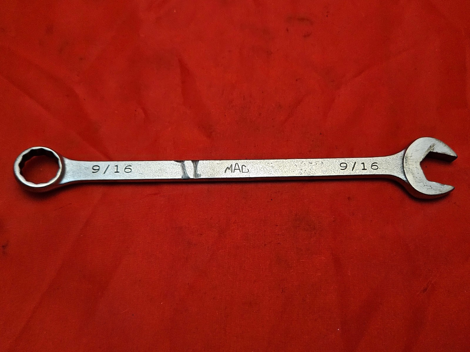 MAC CL18 9/16″ 12 Point Combination Wrench Open Box End USA SAE S15