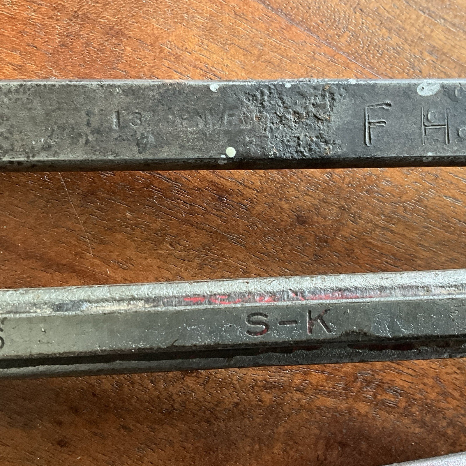 Vintage 4pc SAE Deep Offset Box End Wrench Set Made in USA