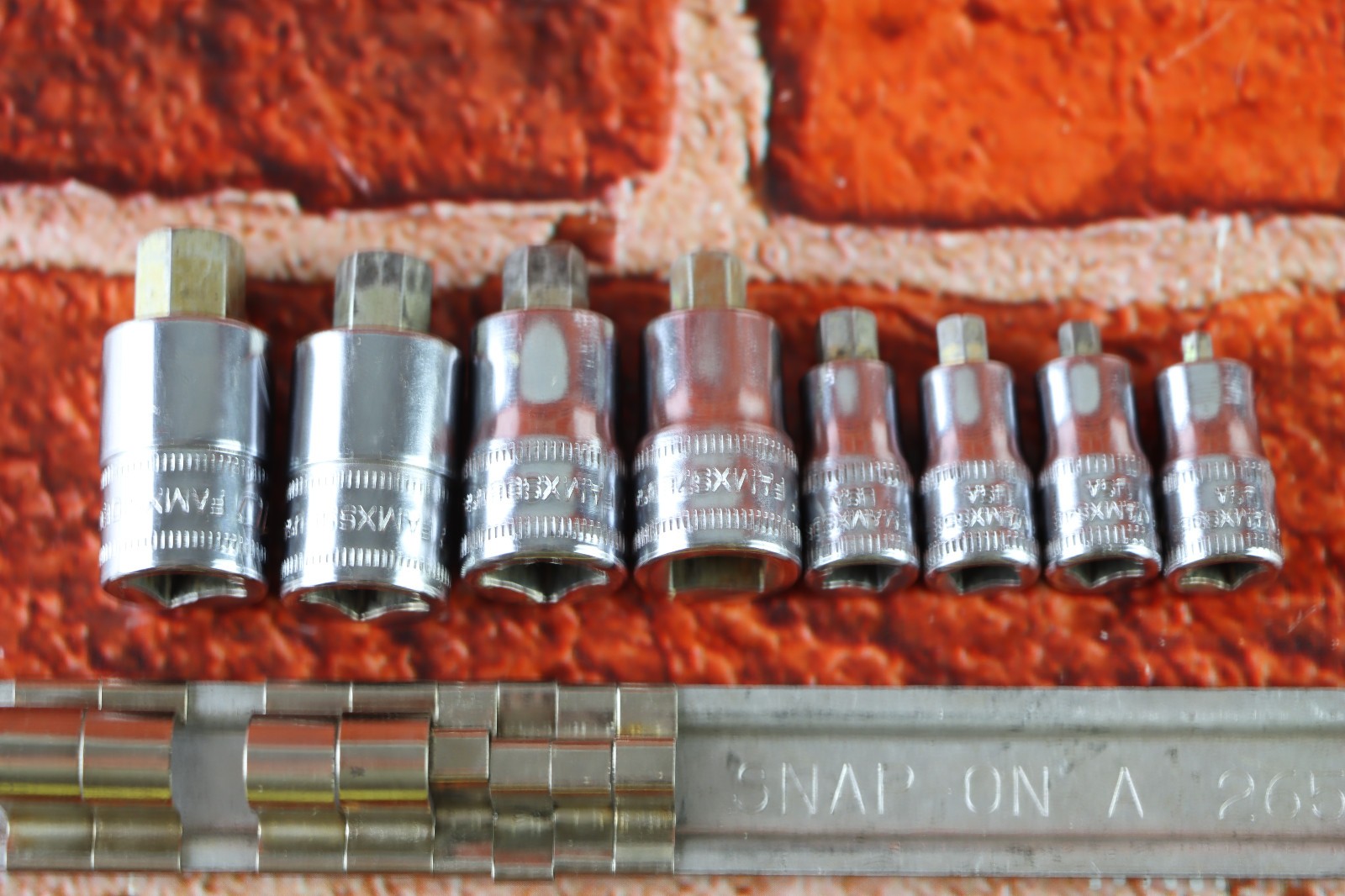 Snap-on 208EFTAMXSY 8Pc Metric Stubby Hex Head Socket Driver Set