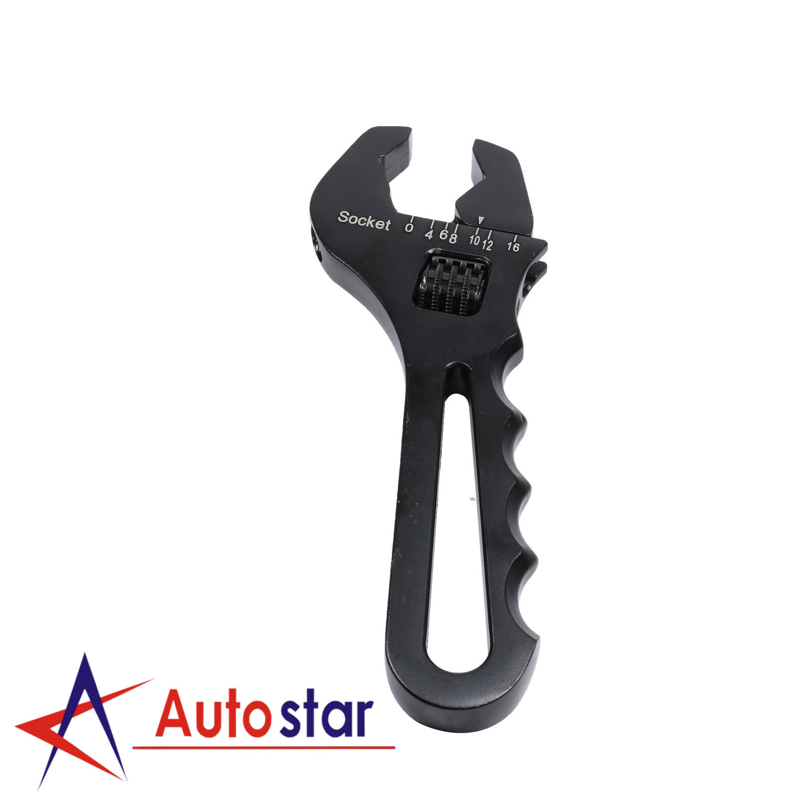 3AN To 16AN Adjustable Wrench Black Aluminum Tool Spanner For Hose End Fitting