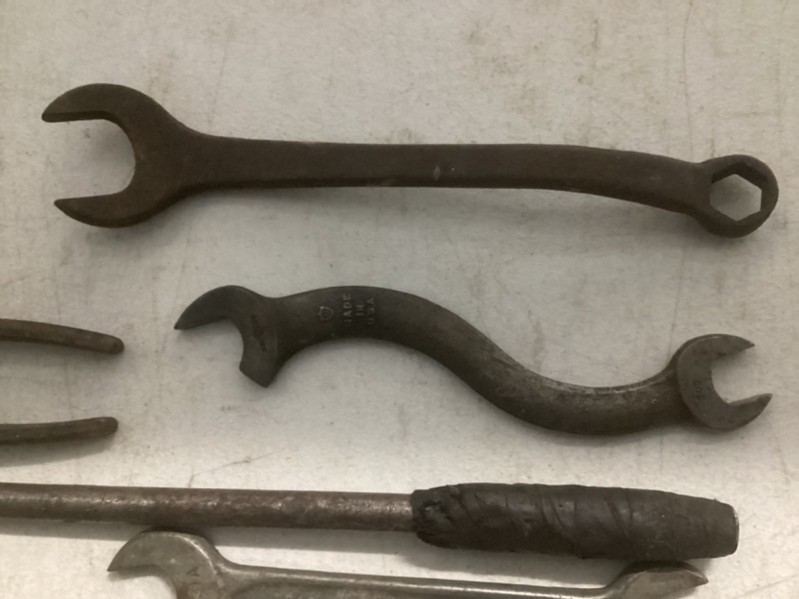 Vintage Mixed Tool Lot Wrenches Hammer Pliers – Cornwell USA – Old Primitive
