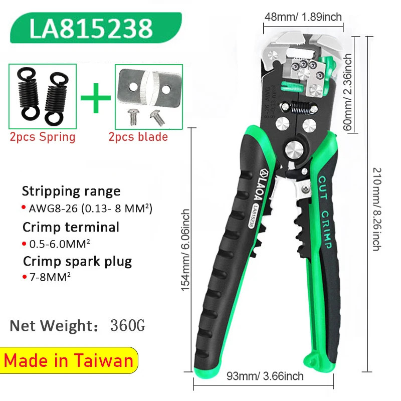 Professional Automatic Wire Stripping Pliers Terminal Crimping Tool
