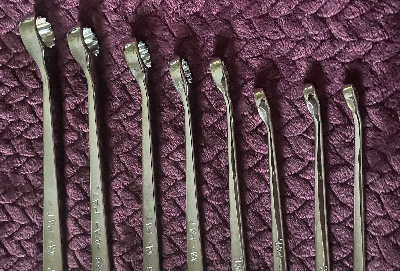 Craftsman Cross-Force SAE Combination Wrench Set 8pc 5/16-3/4 USA 946520