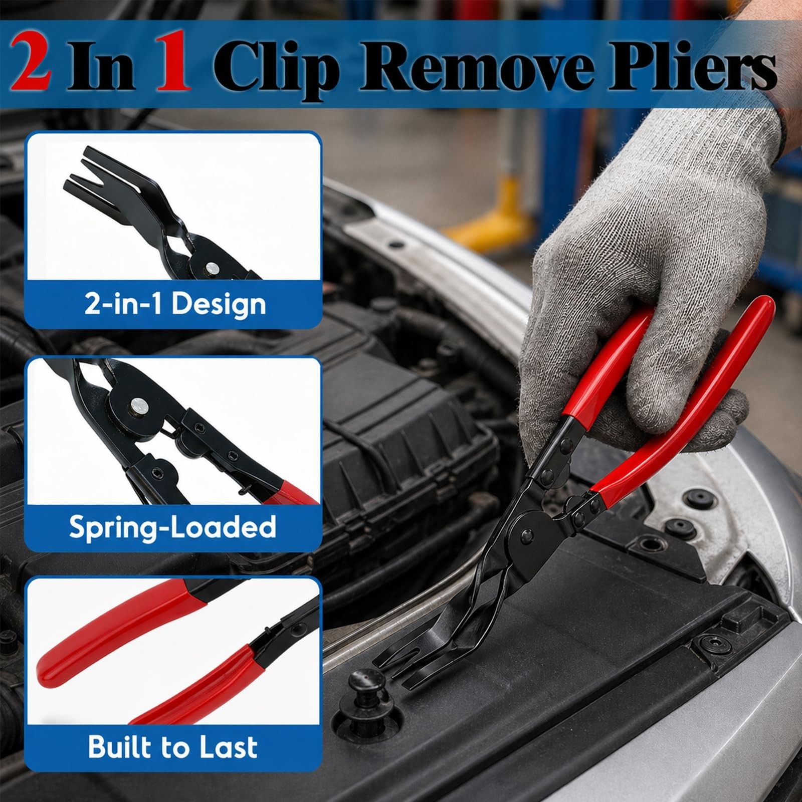 5PCS Automotive Electrical Disconnect Tool Set, Connector Removal & Hose Clamp P