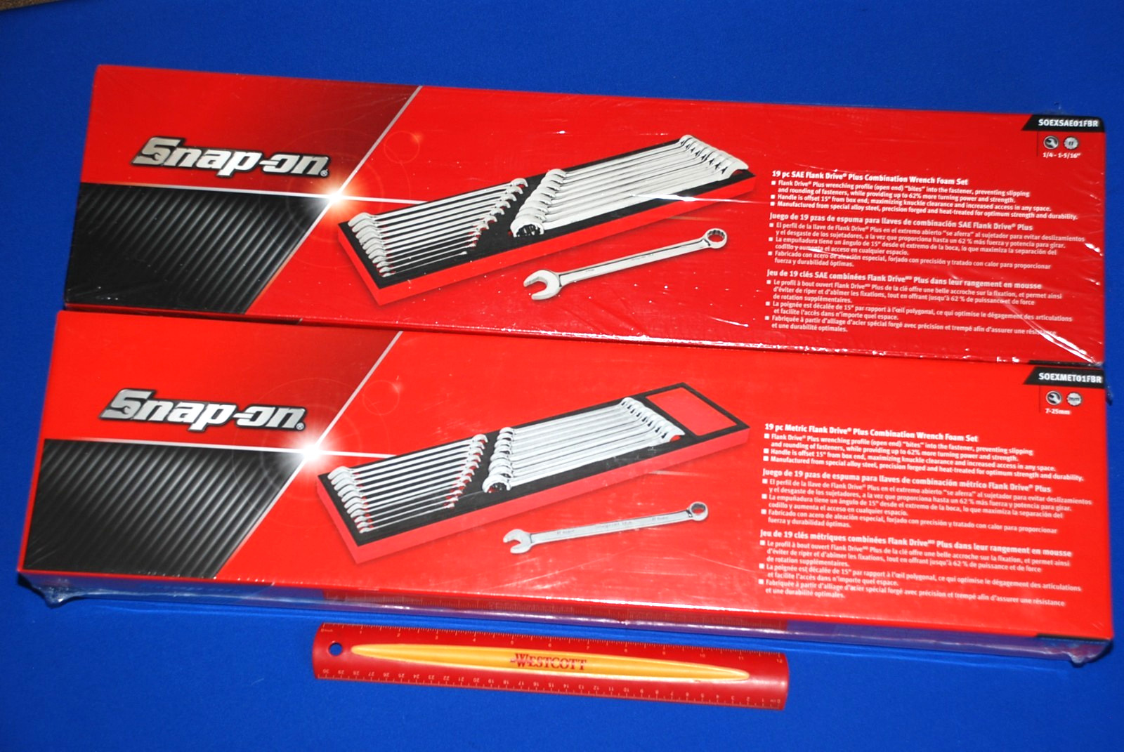 Snap-On NEW 38 Pc Master Flank Drive Plus SAE & Metric Combo PRO-FI Wrench Set