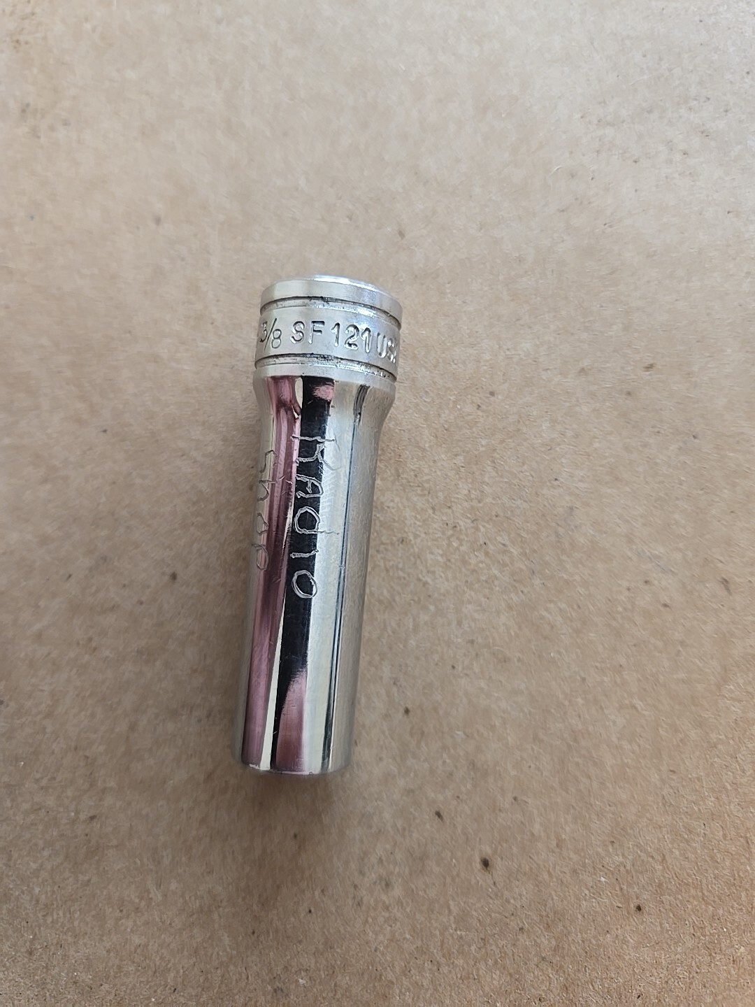 Snap On 3/8″ Drive 3/8″ 12PT Deep Chrome Socket SF121