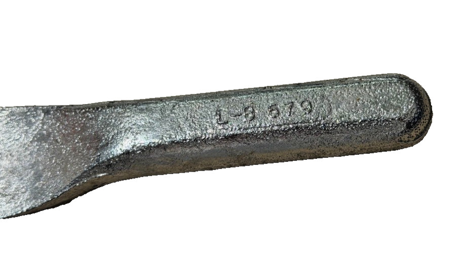 L-B 579 Curved Auto Body Spoon -VINTAGE Bodywork Tool Wt 3 lbs. 9″ Long Hammer