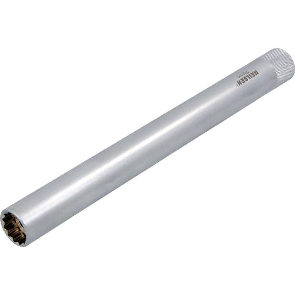 Neilsen 3/8″ Drive 18mm Extra Long Spark Plug Deep Square Metric Socket 250mm