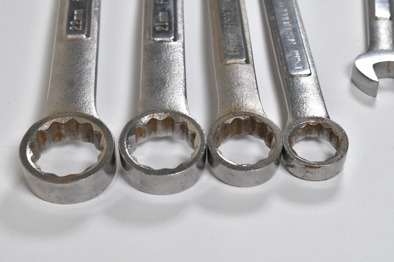 6x Craftsman Metric Wrench 10-22mm 12-Point Combination 6-Point Double Open End
