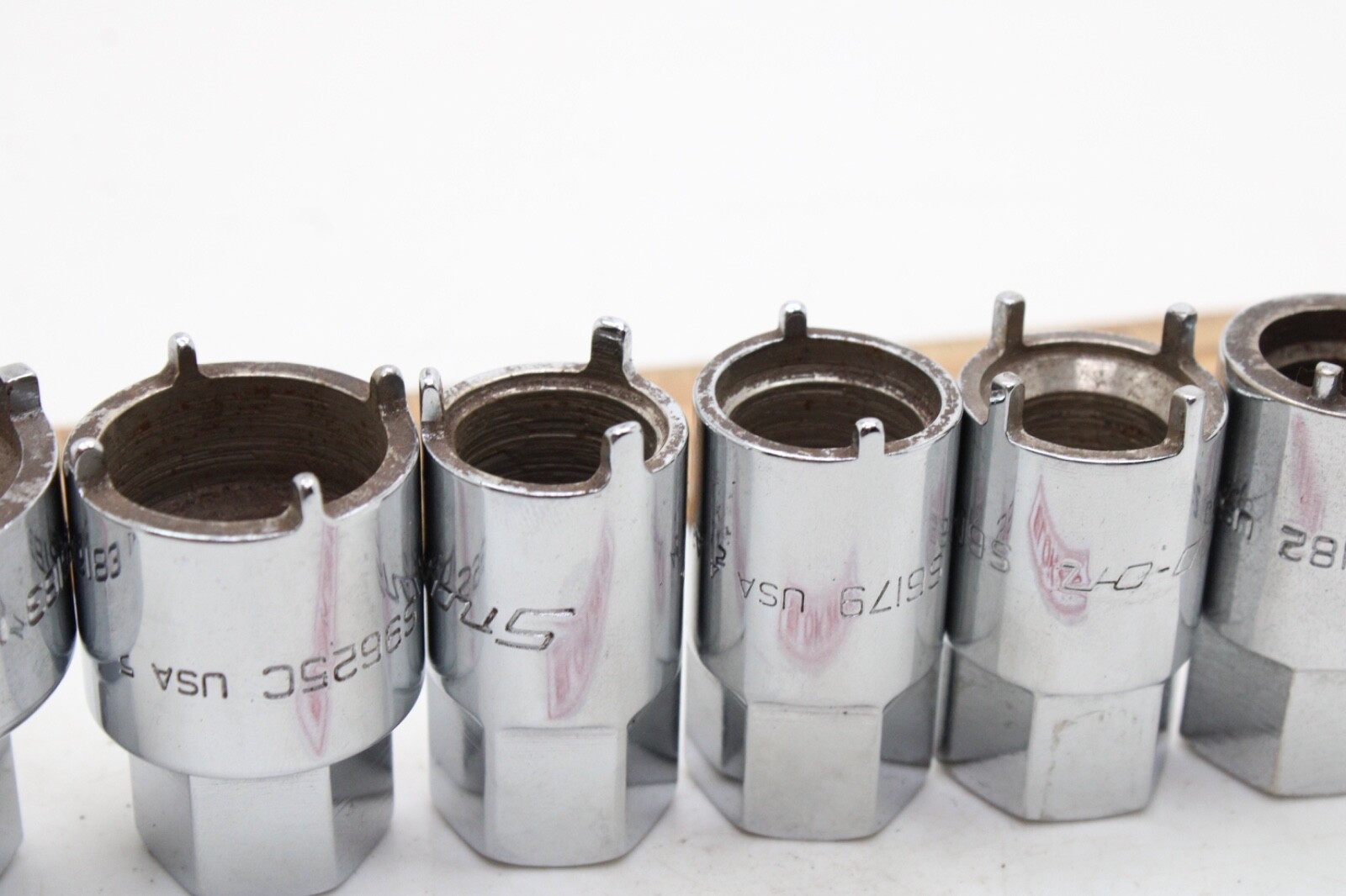 Snap on RARE 2006ANT 6-Piece Chrome Vehicle Antenna Nut Socket Set USA
