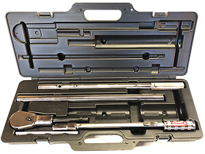 Precision Instruments C4D600F36H 3/4″ Torque Wrench And Breaker Bar Kit