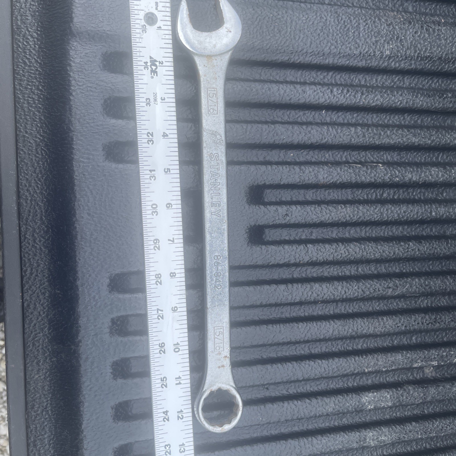 Stanley USA 15/16″ Combination Wrench 12 Point 86-842 USA READ!
