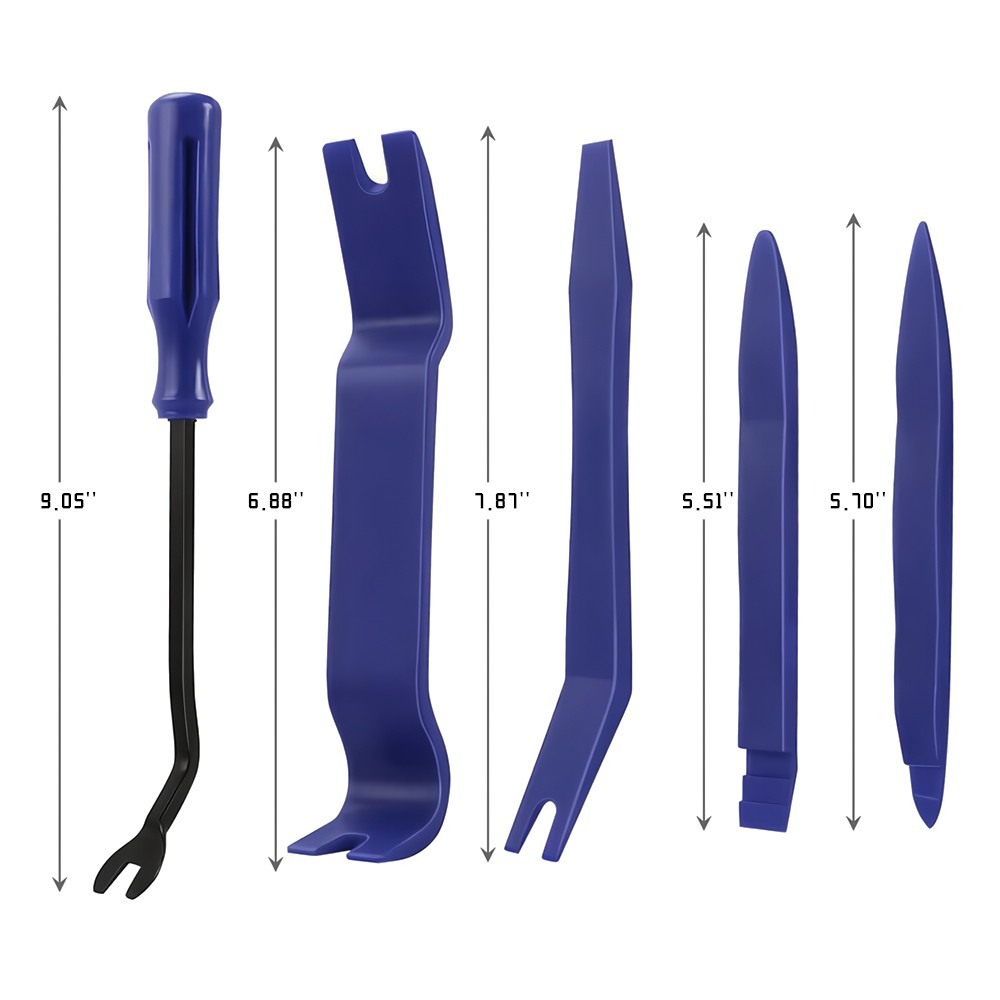 6PCS Automotive Trim Removal Handle Tool Retainer Door Panel Fastener Pliers US